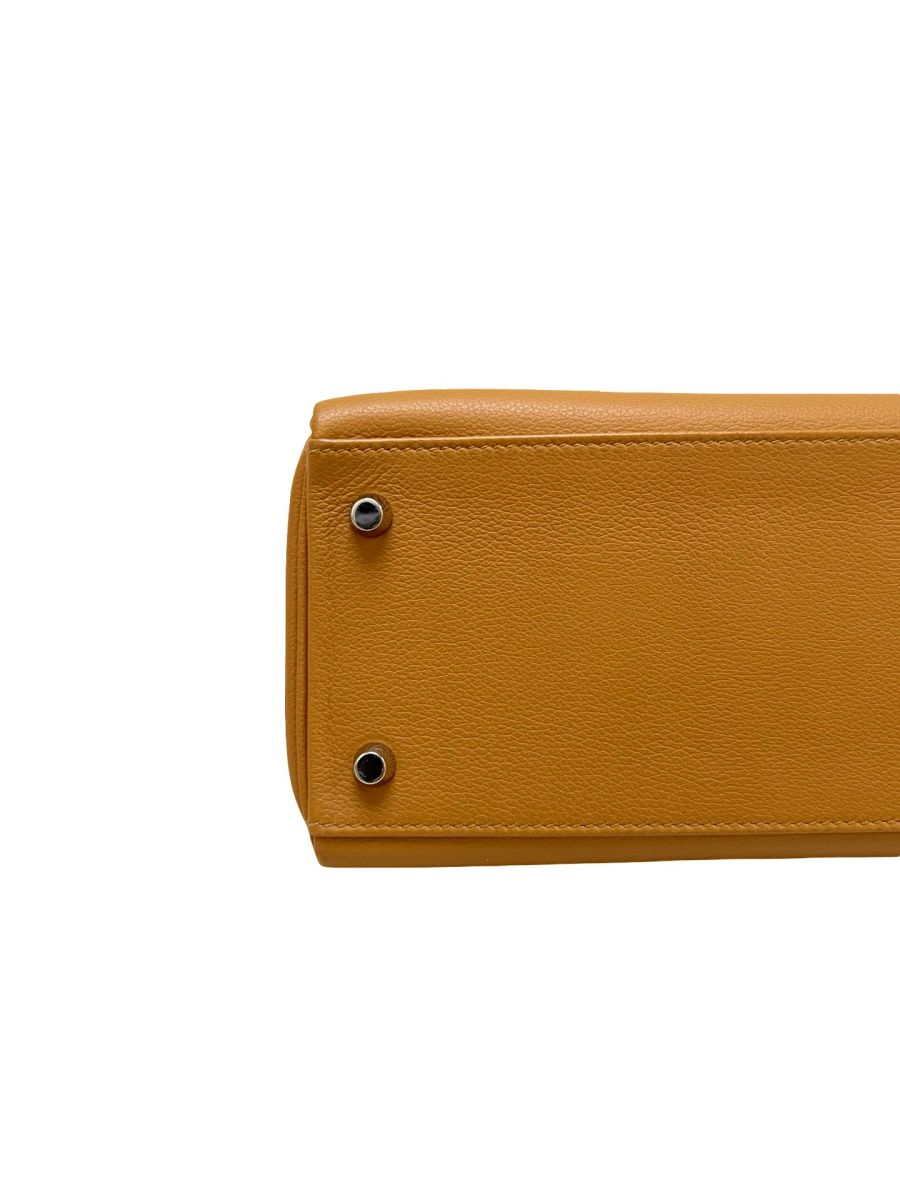 Hermes Kelly 28 Caramel (interior Rose D'ete) Evercolor - Image 9