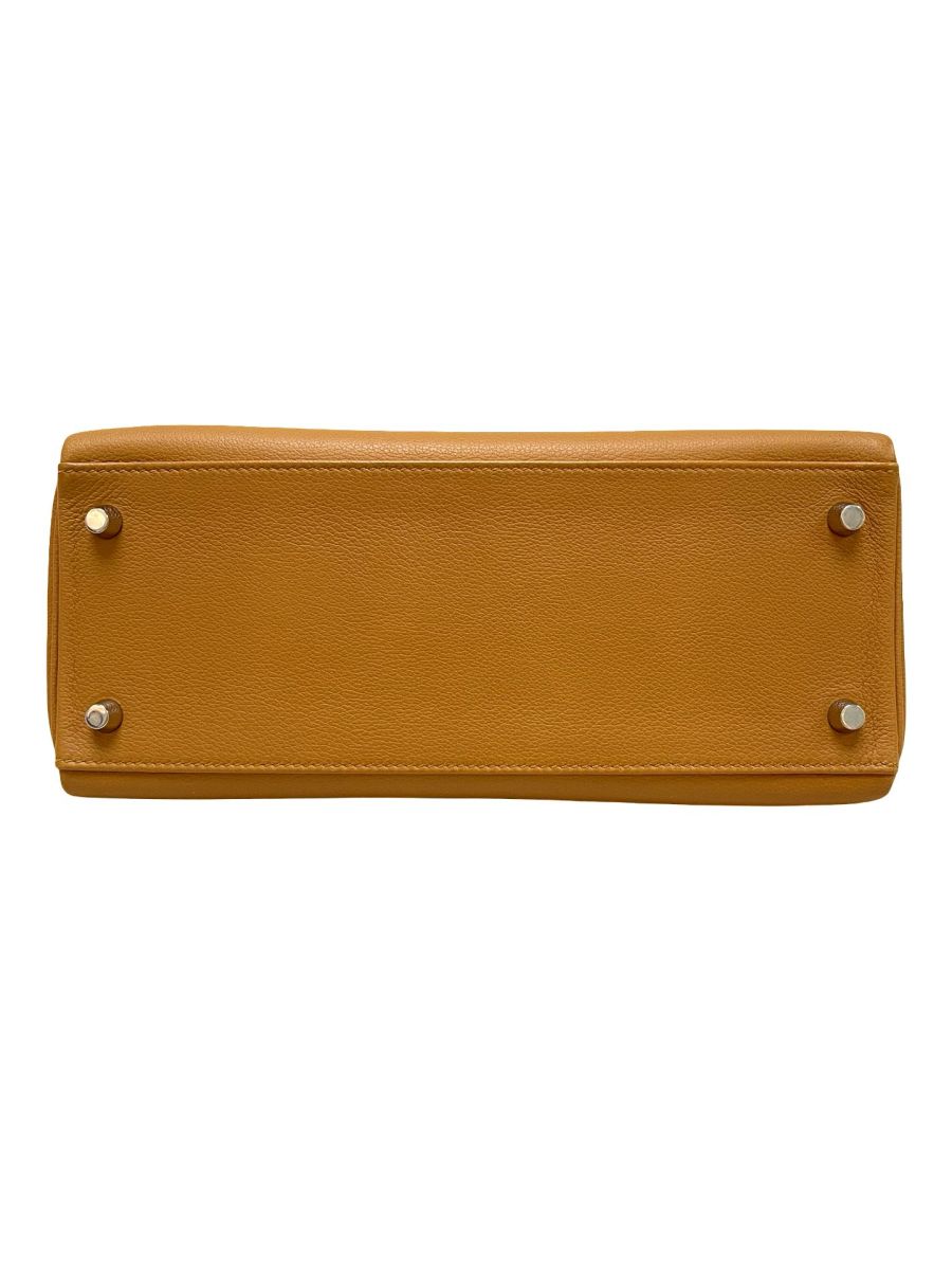 Hermes Kelly 28 Caramel (interior Rose D'ete) Evercolor - Image 8