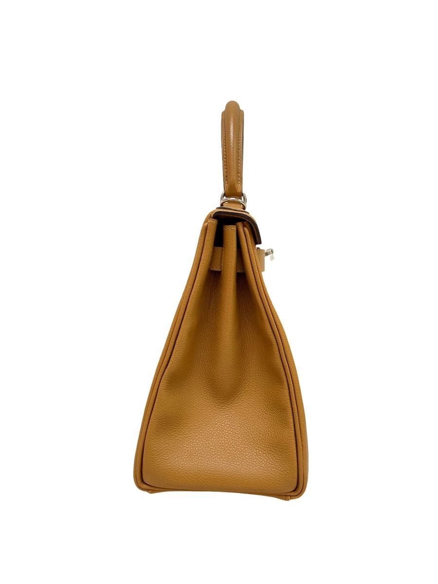 Hermes Kelly 28 Caramel (interior Rose D'ete) Evercolor - Image 6