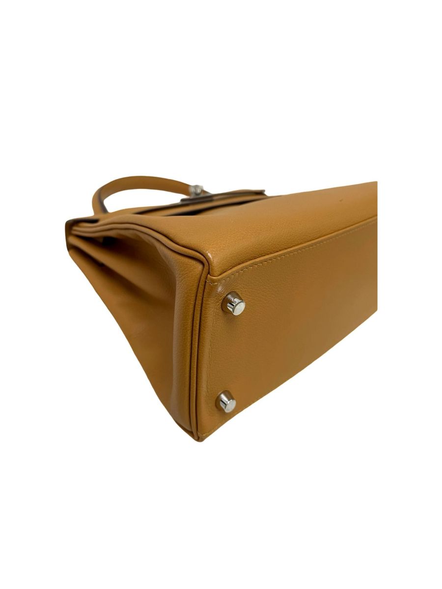 Hermes Kelly 28 Caramel (interior Rose D'ete) Evercolor - Image 12