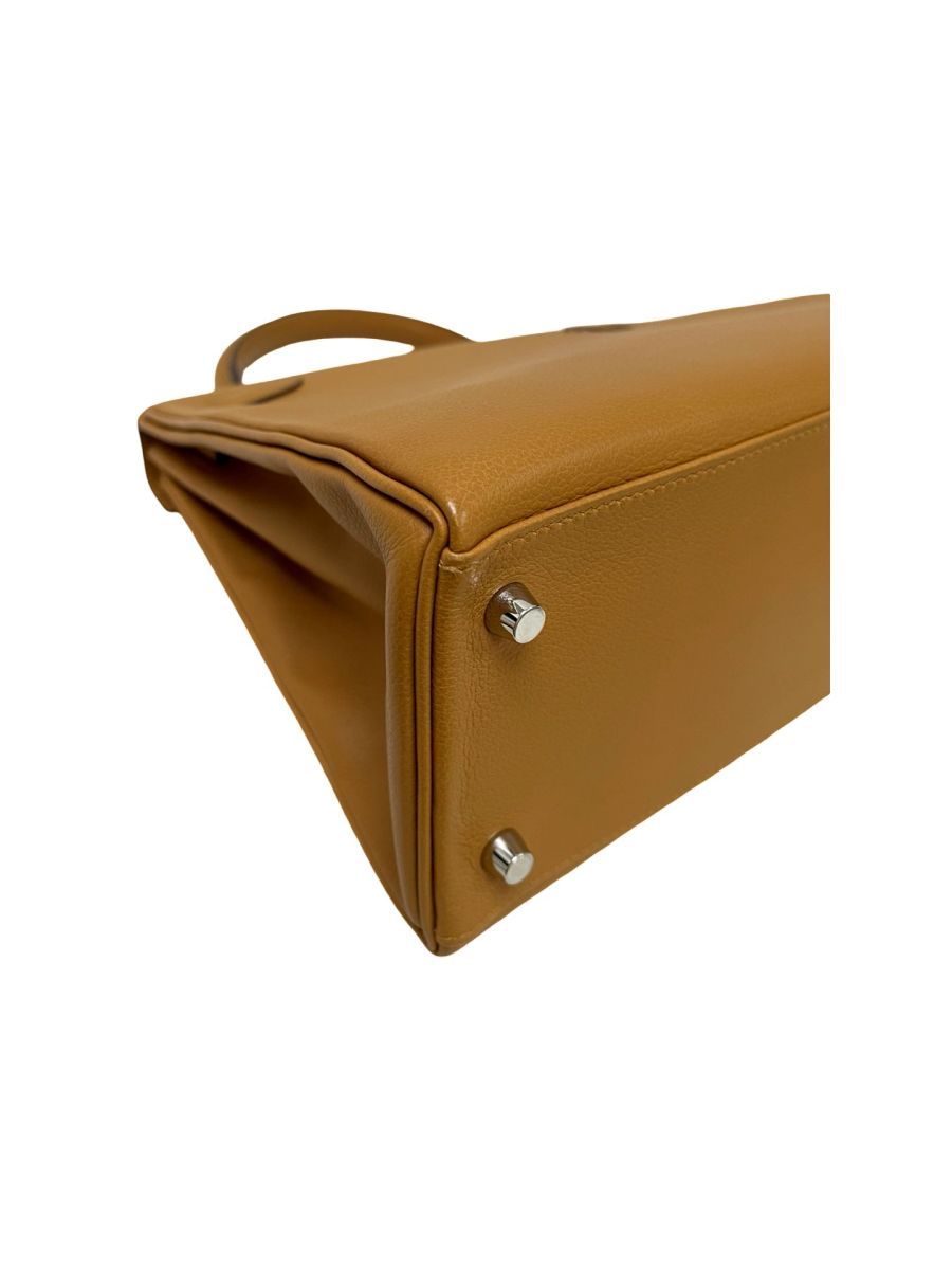 Hermes Kelly 28 Caramel (interior Rose D'ete) Evercolor - Image 11