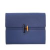 Hermes Cinhetic Clutch Blue Agate Chevre