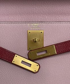 Alternative view of Hermes Kelly 28 HSS Bubblegum & Rouge Cassaque Chevre