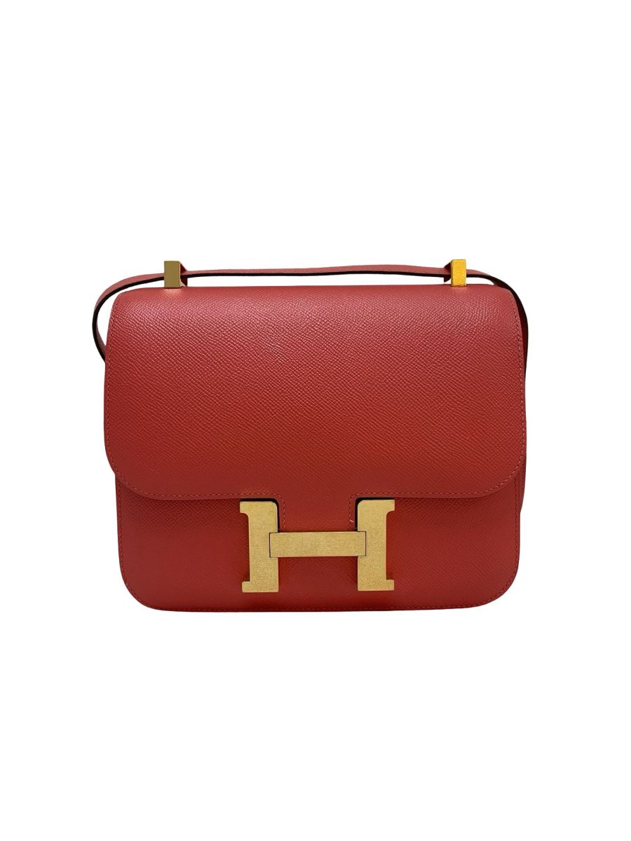 Hermes Constance 24 Rose Jaipur Epsom