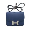 Hermes Constance 18 Blue Tie Epsom