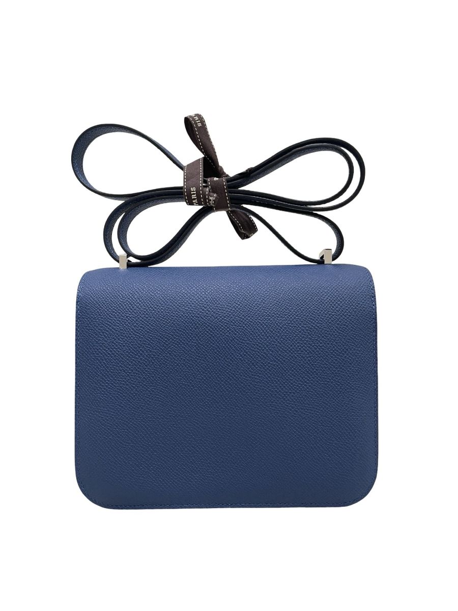 Hermes Constance 18 Blue Tie Epsom - Image 3