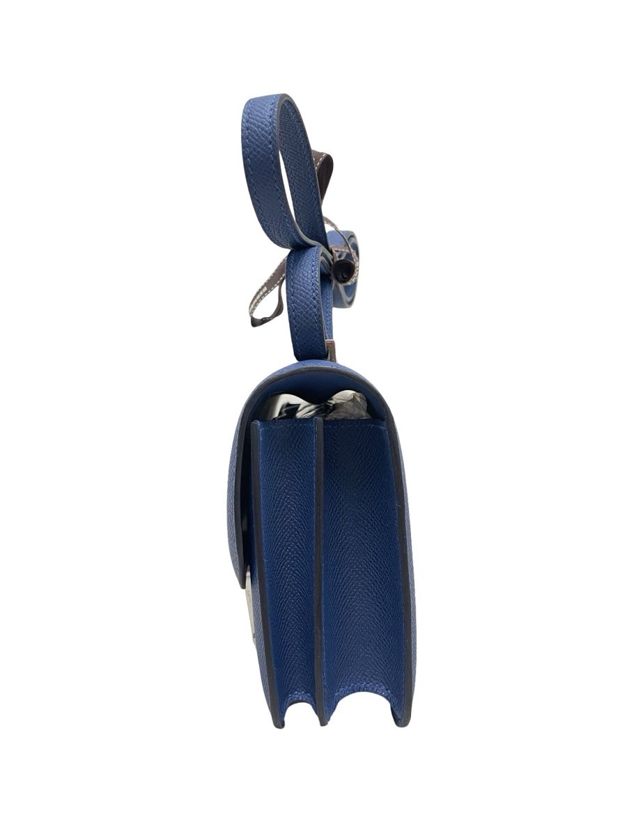 Hermes Constance 18 Blue Tie Epsom - Image 5
