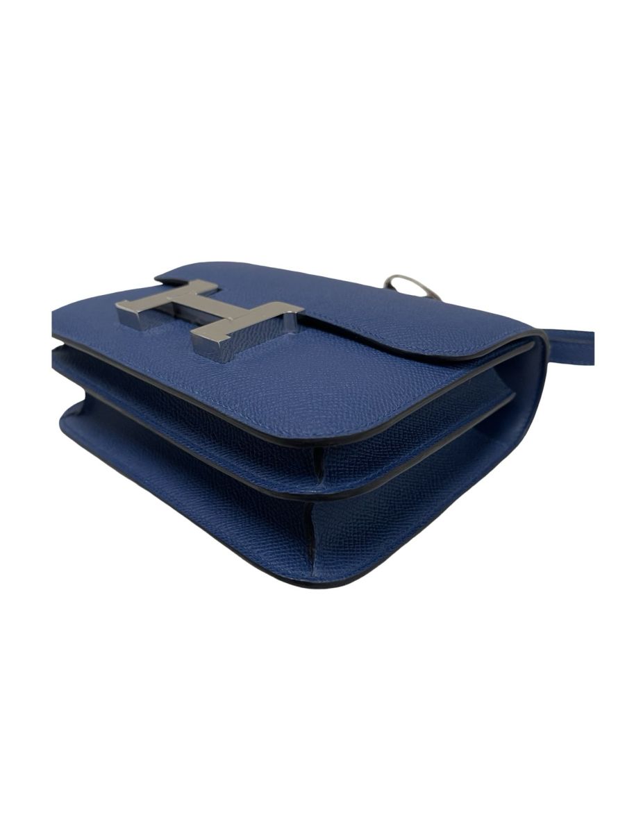 Hermes Constance 18 Blue Tie Epsom - Image 11