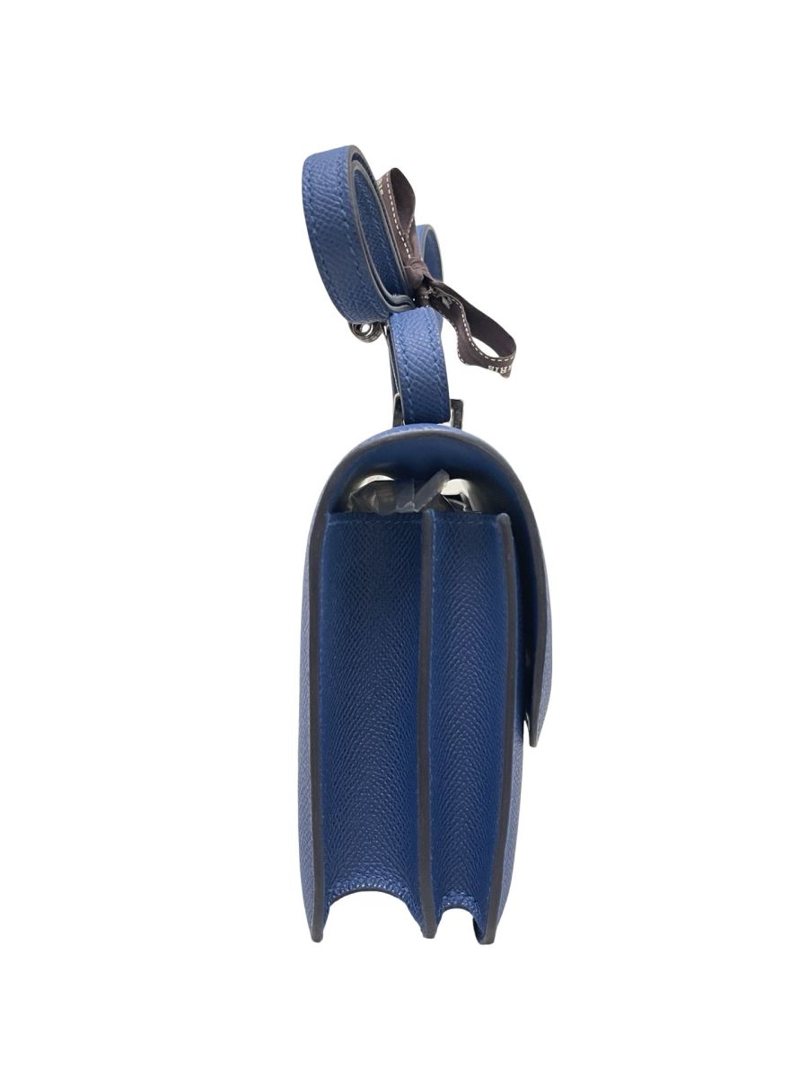 Hermes Constance 18 Blue Tie Epsom - Image 4