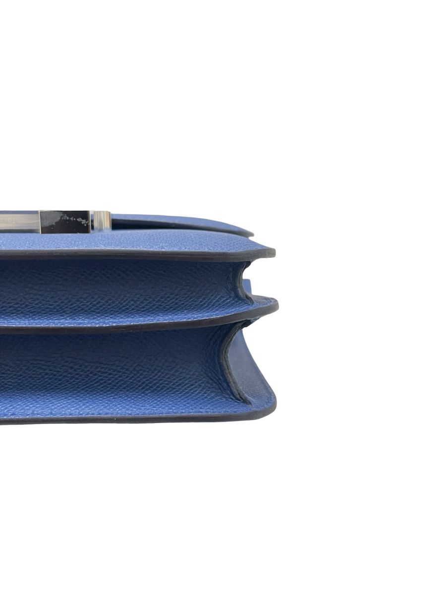 Hermes Constance 18 Blue Tie Epsom - Image 7