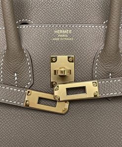 Alternative view of Hermes Birkin 25 Etoupe Epsom Sellier
