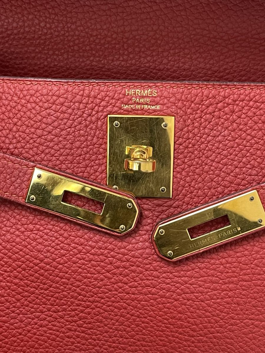 Hermes Kelly 28 Rouge Vermillion Togo - Image 2