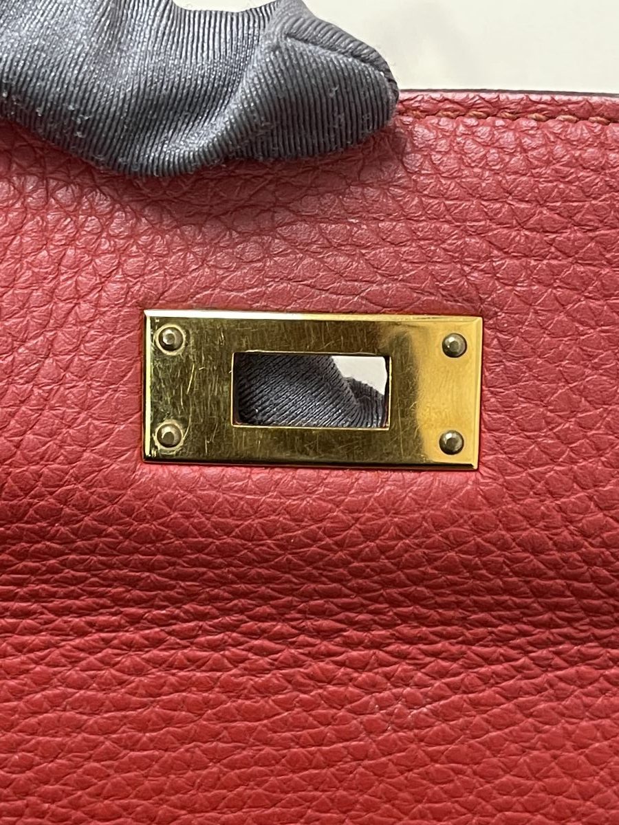Hermes Kelly 28 Rouge Vermillion Togo - Image 3