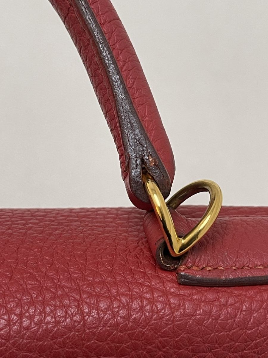 Hermes Kelly 28 Rouge Vermillion Togo - Image 16