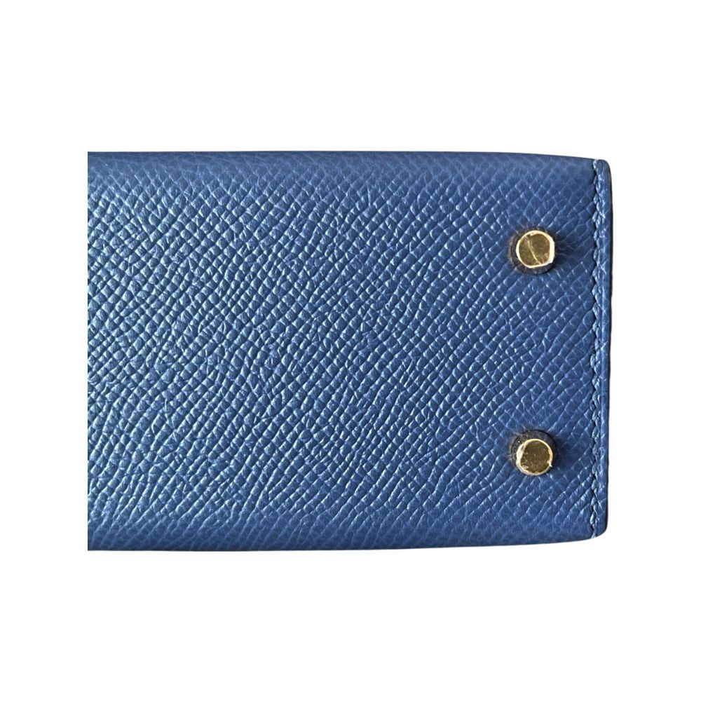 Hermes Kelly 20 Blue Brighton Epsom - Image 8