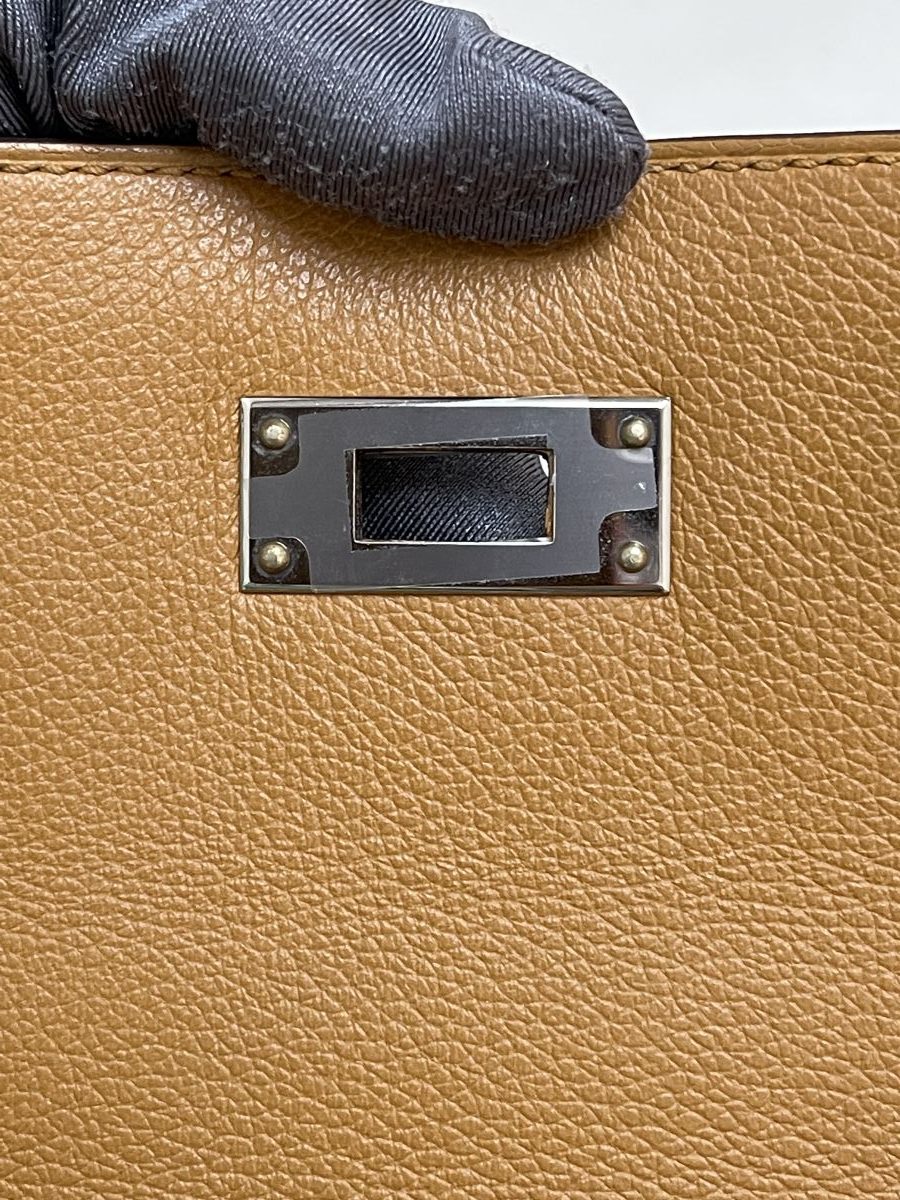 Hermes Kelly 28 Caramel (interior Rose D'ete) Evercolor - Image 3