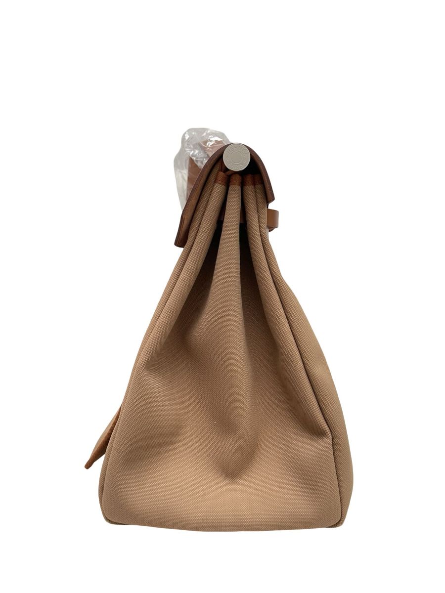 Hermes Herbag Zip Cabine Bag Chai Fauve - Image 10