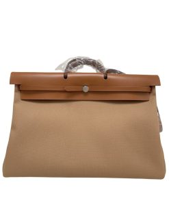 Hermes Herbag Zip Cabine Bag Chai Fauve