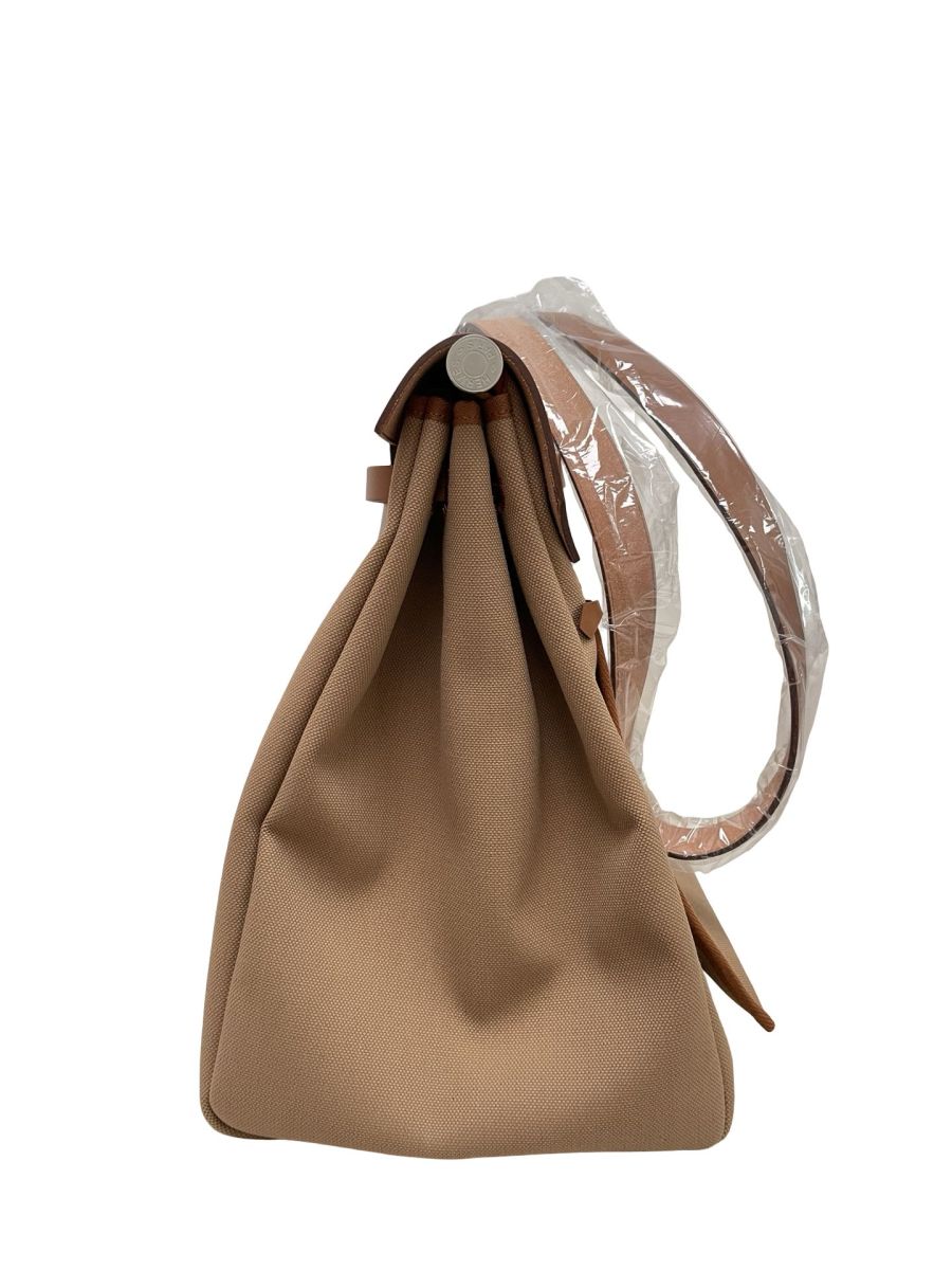 Hermes Herbag Zip Cabine Bag Chai Fauve - Image 9