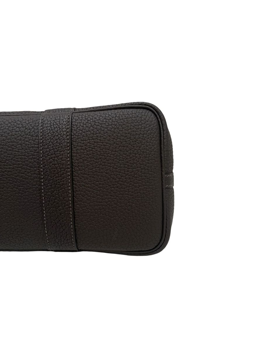 Hermes Garden Party 30 Dark Bronze & Ebene / Toile & Negonda - Image 7