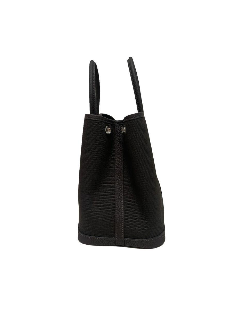 Hermes Garden Party 30 Dark Bronze & Ebene / Toile & Negonda - Image 3