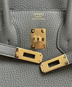 Alternative view of Hermes Birkin 25 Vert Amande Togo