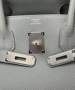 Alternative view of Hermes Birkin 30 Gris Mouette Togo