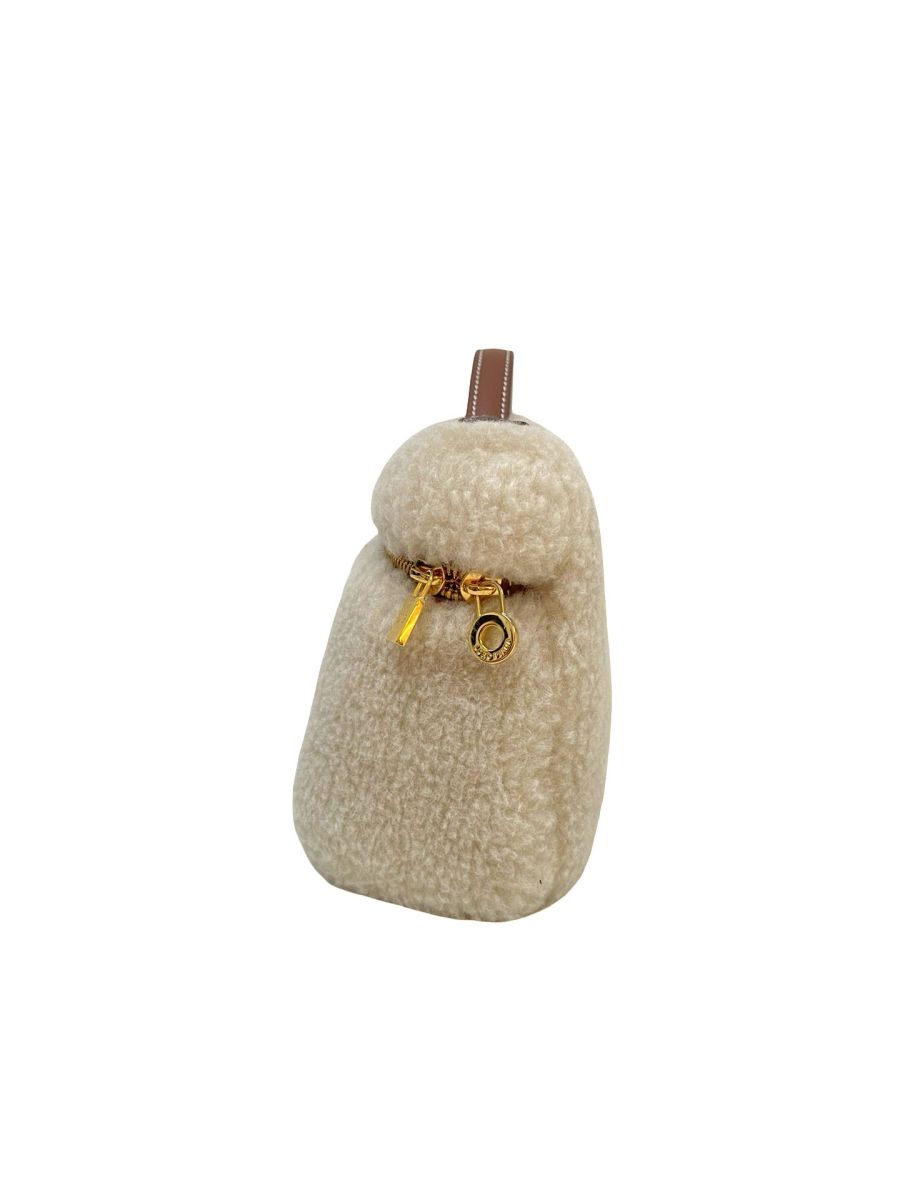 Loro Piana Extra Pocket L19 Creamed honey & Sun Gold Shearling - Image 5