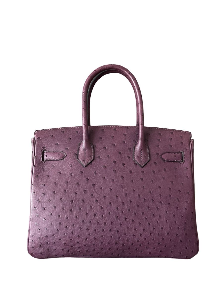 Hermes Birkin 30 Violine Ostrich - Image 2