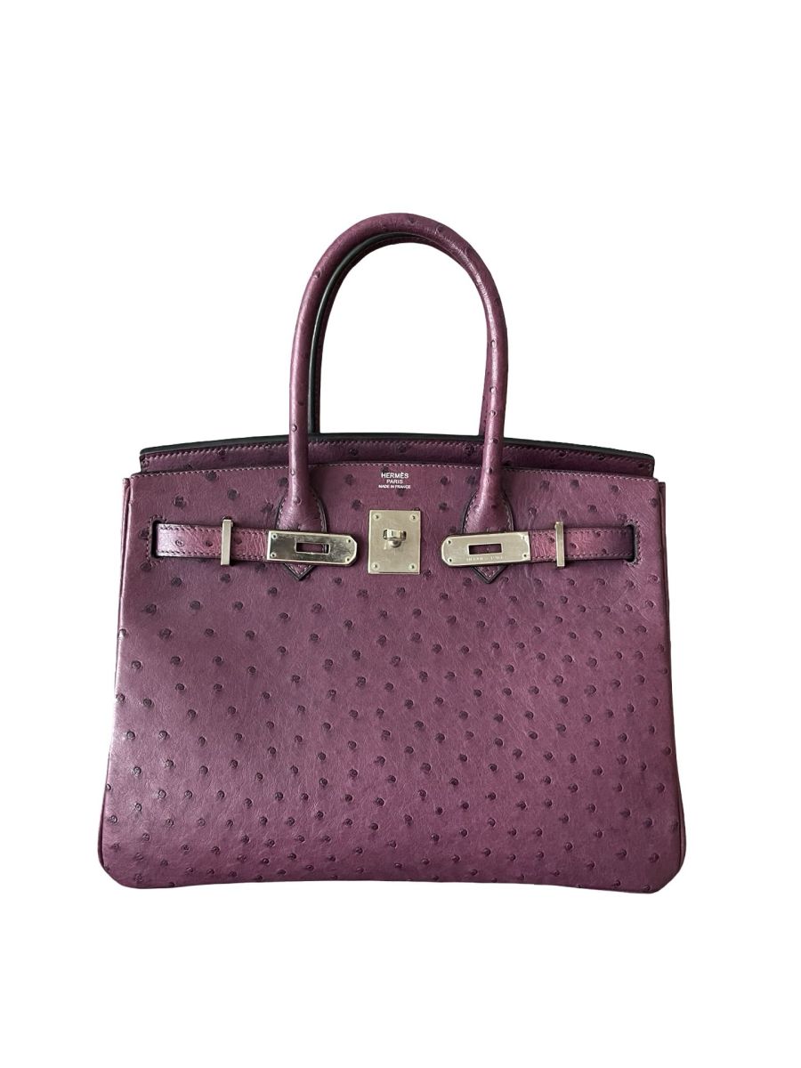 Hermes Birkin 30 Violine Ostrich