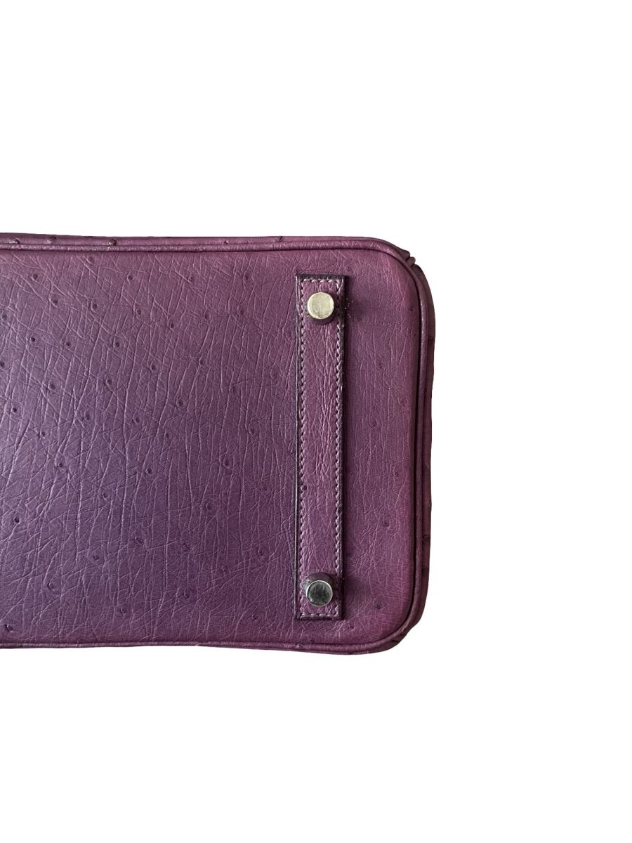 Hermes Birkin 30 Violine Ostrich - Image 7