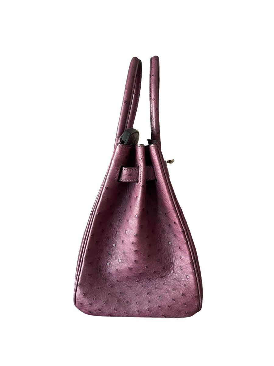 Hermes Birkin 30 Violine Ostrich - Image 4