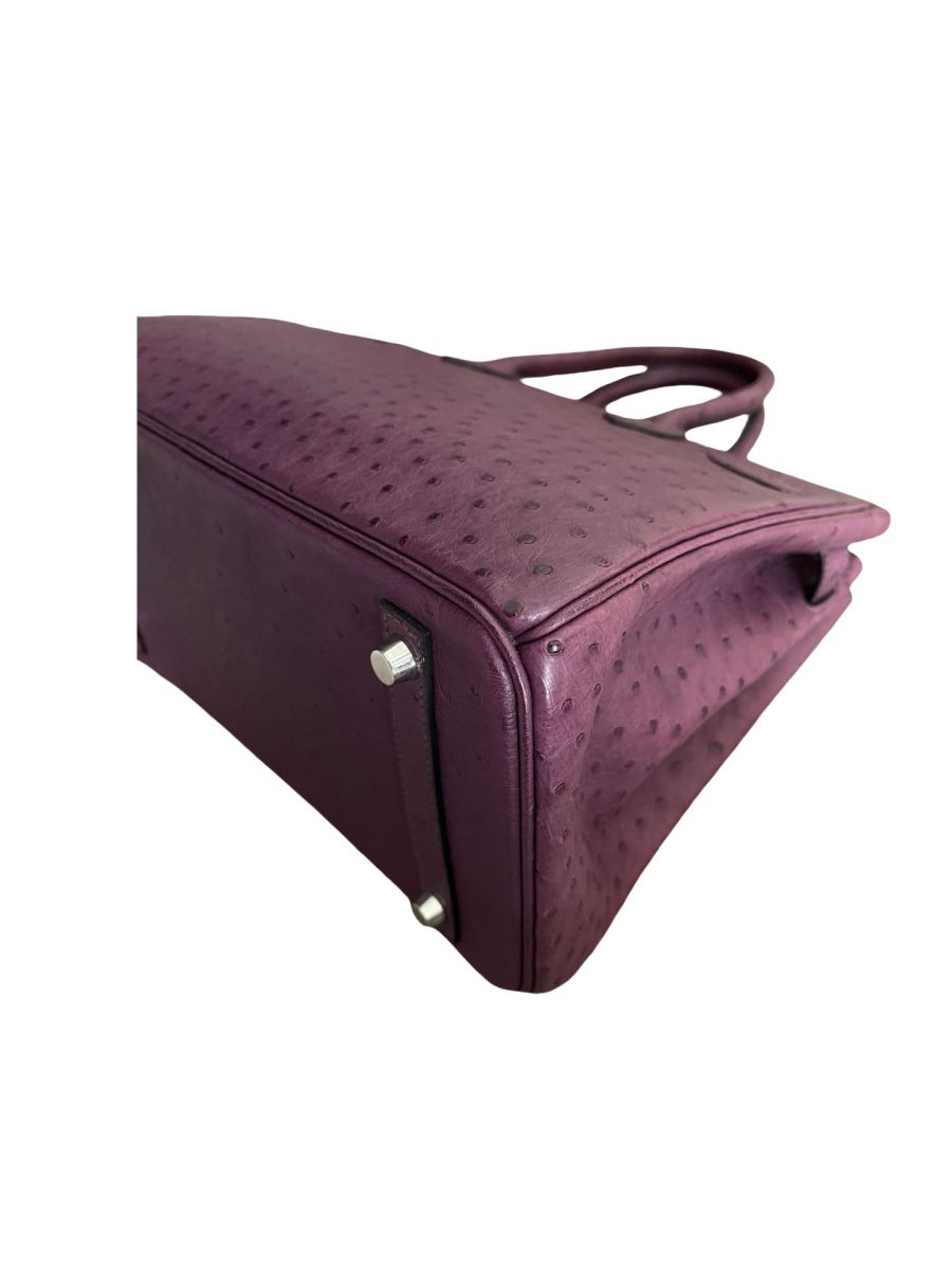 Hermes Birkin 30 Violine Ostrich - Image 11