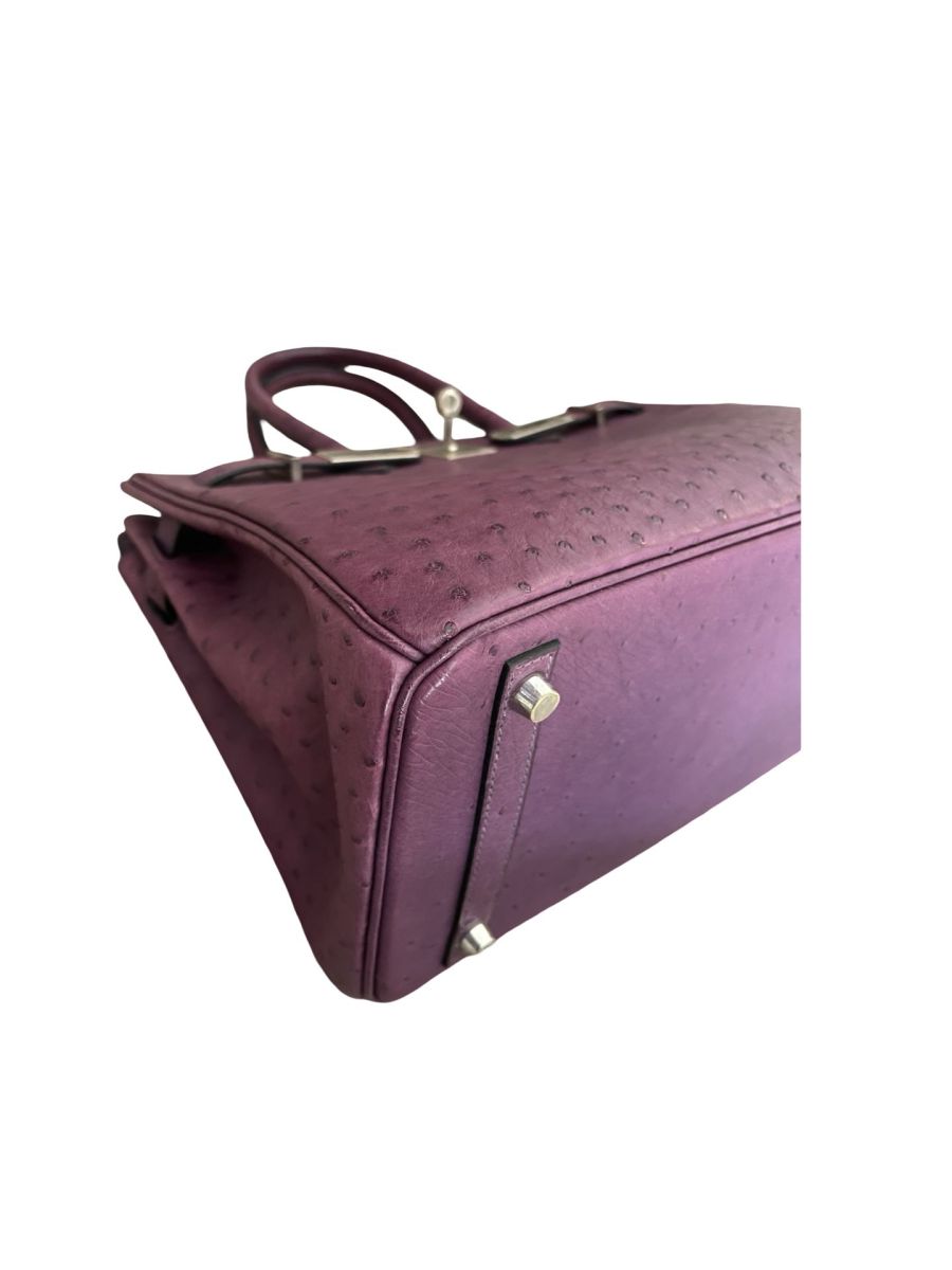 Hermes Birkin 30 Violine Ostrich - Image 10