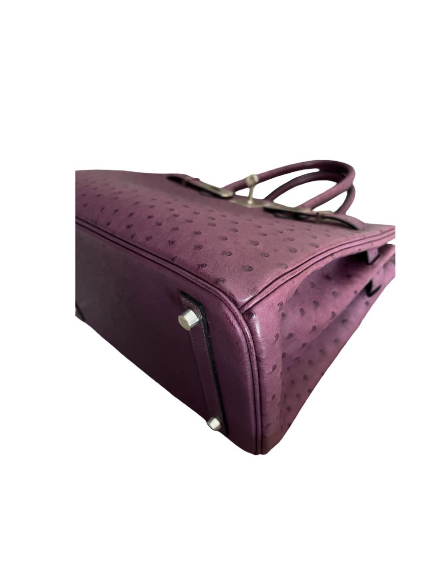 Hermes Birkin 30 Violine Ostrich - Image 8