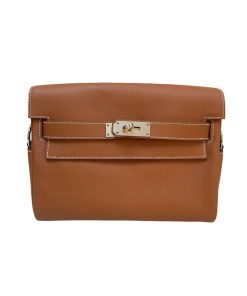 Hermes Kelly Messenger Gold Evercolor