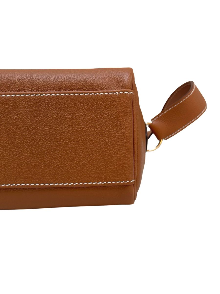 Hermes Kelly Messenger Gold Evercolor - Image 10