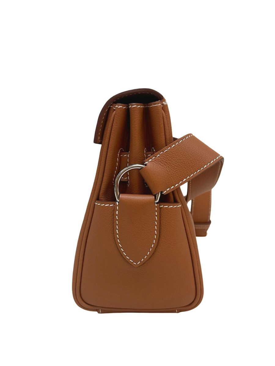 Hermes Kelly Messenger Gold Evercolor - Image 6