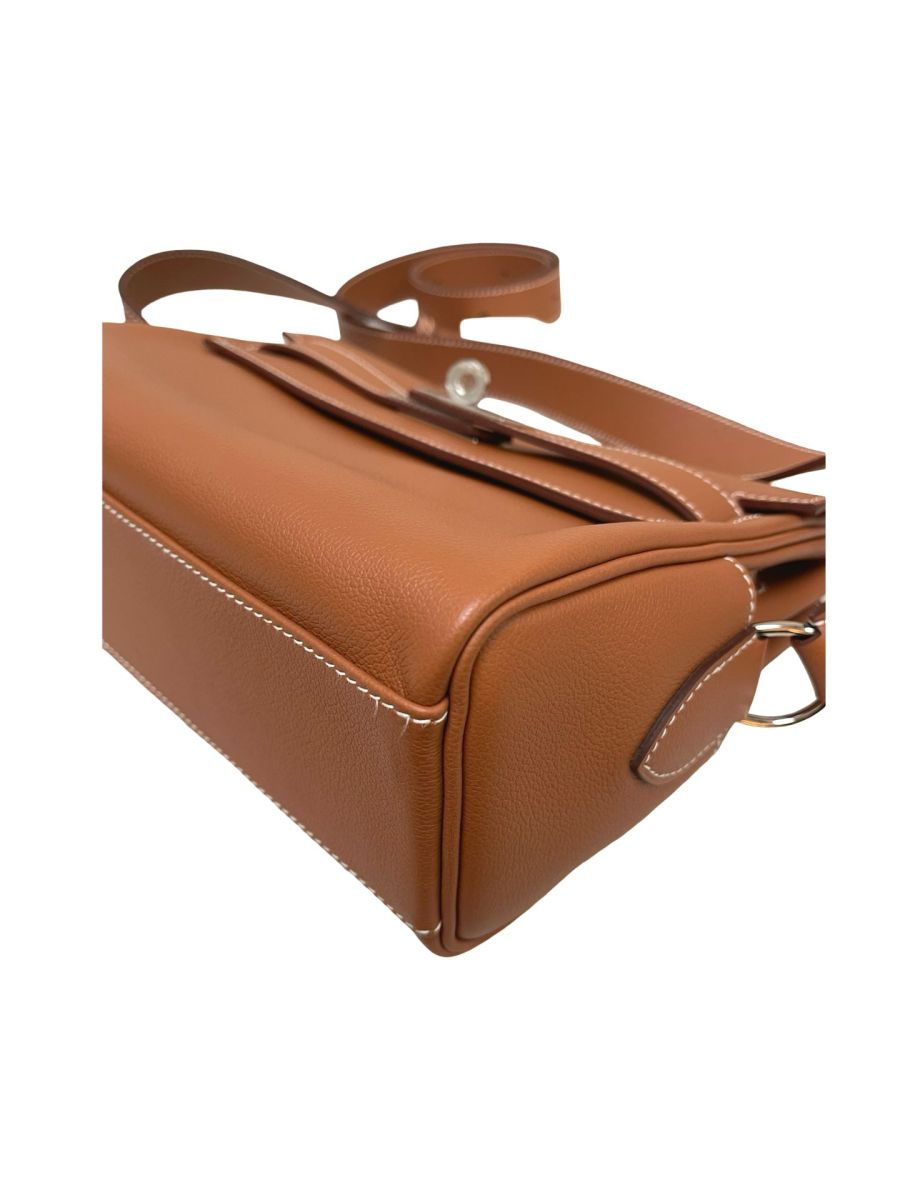 Hermes Kelly Messenger Gold Evercolor - Image 14