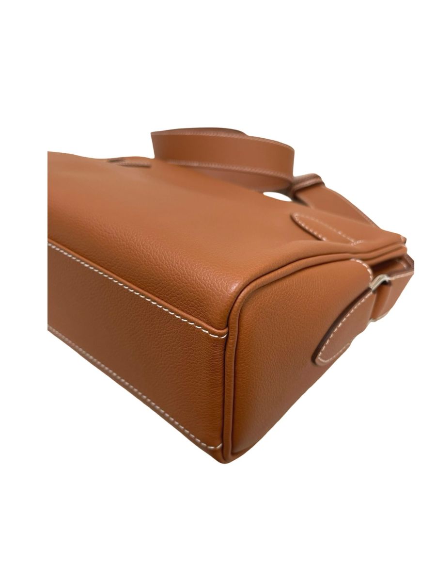 Hermes Kelly Messenger Gold Evercolor - Image 13