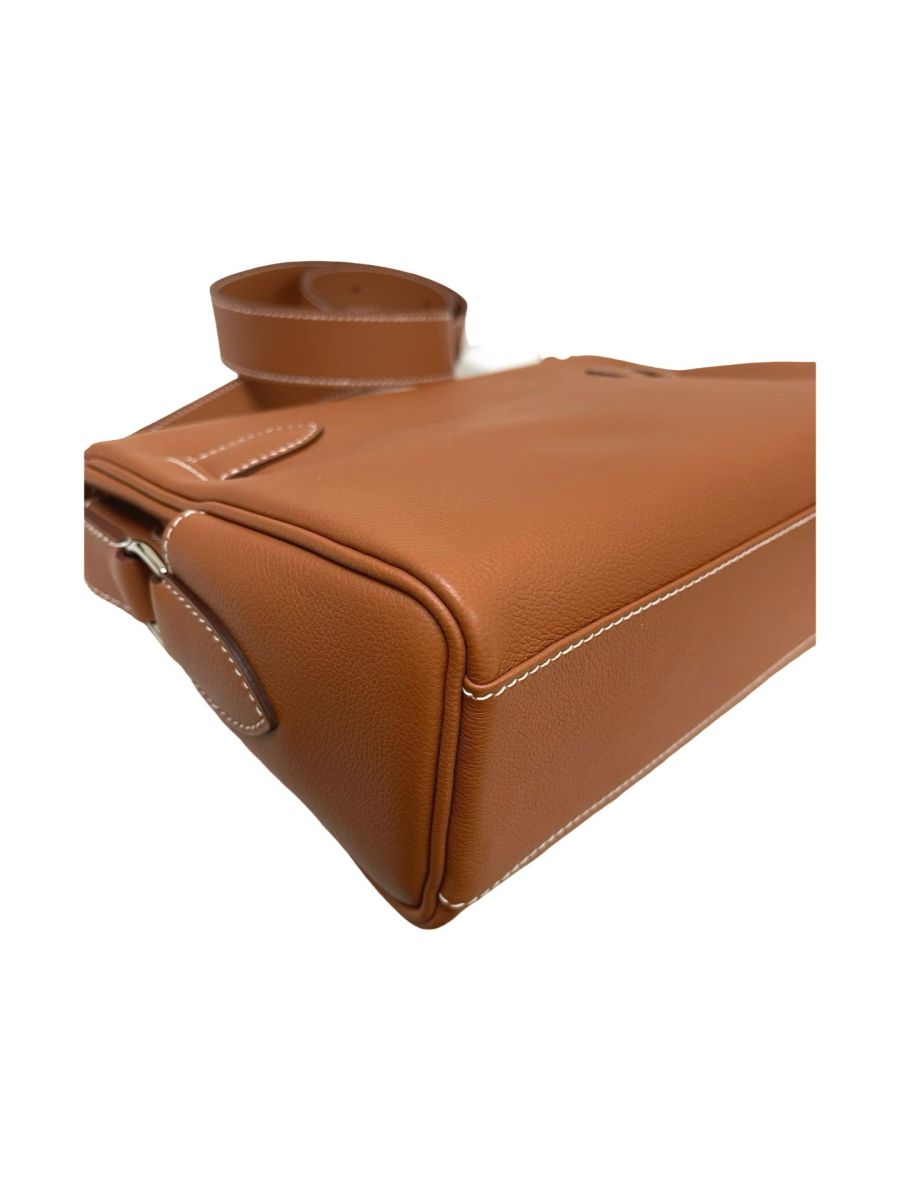 Hermes Kelly Messenger Gold Evercolor - Image 12