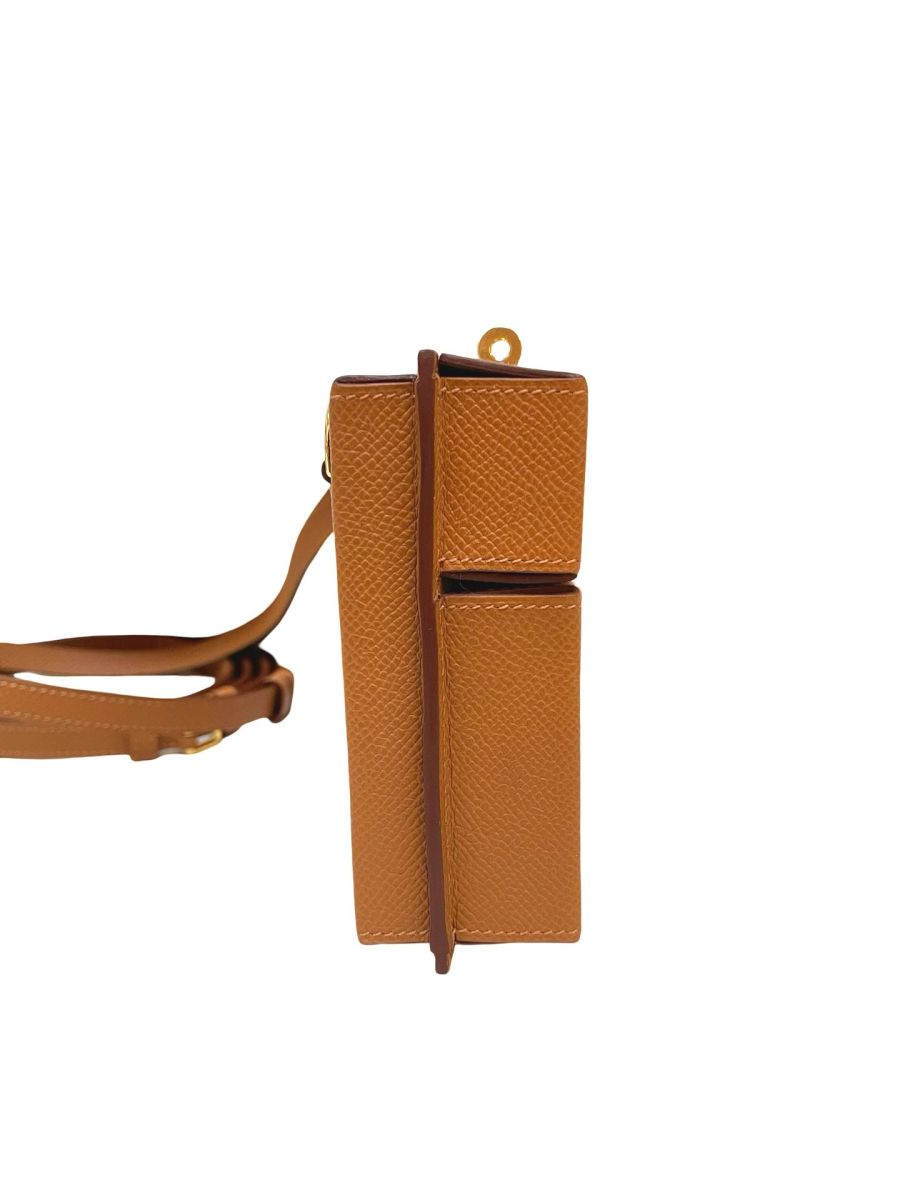 Hermes Kelly Multipocket To Go Pouch Gold Epsom - Image 13