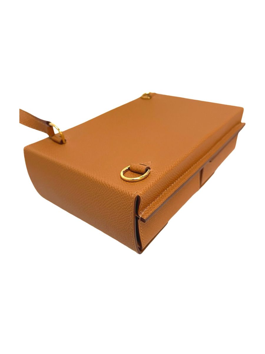 Hermes Kelly Multipocket To Go Pouch Gold Epsom - Image 18