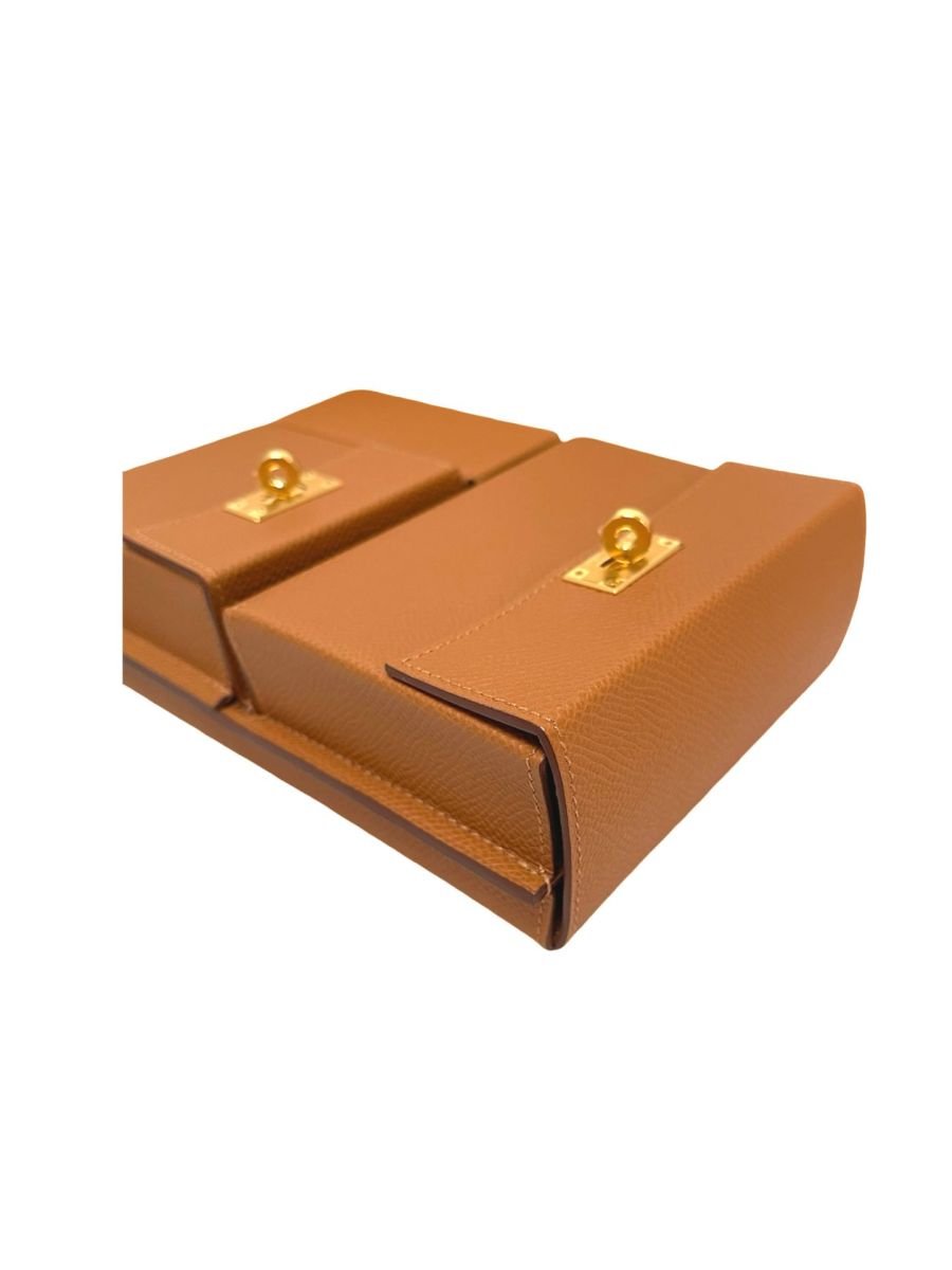 Hermes Kelly Multipocket To Go Pouch Gold Epsom - Image 17