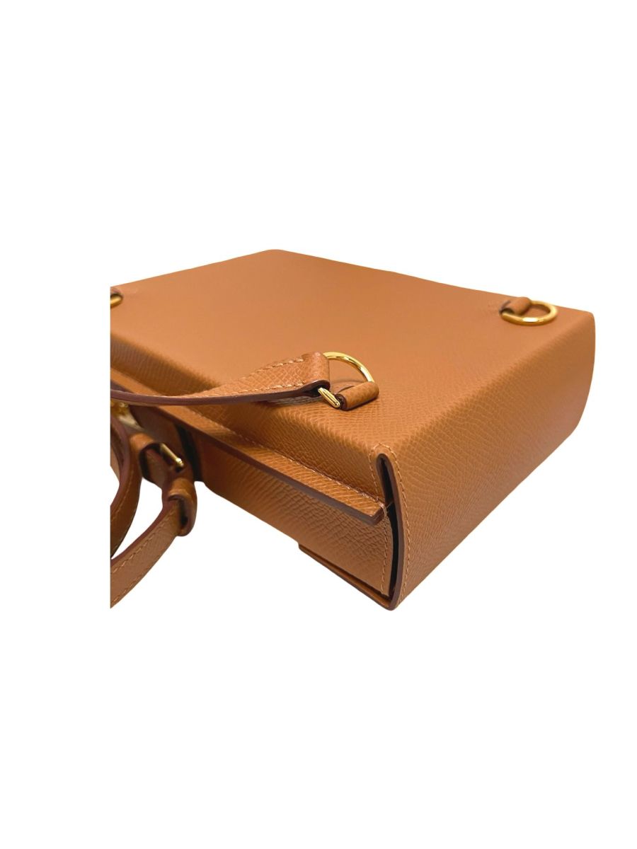 Hermes Kelly Multipocket To Go Pouch Gold Epsom - Image 15