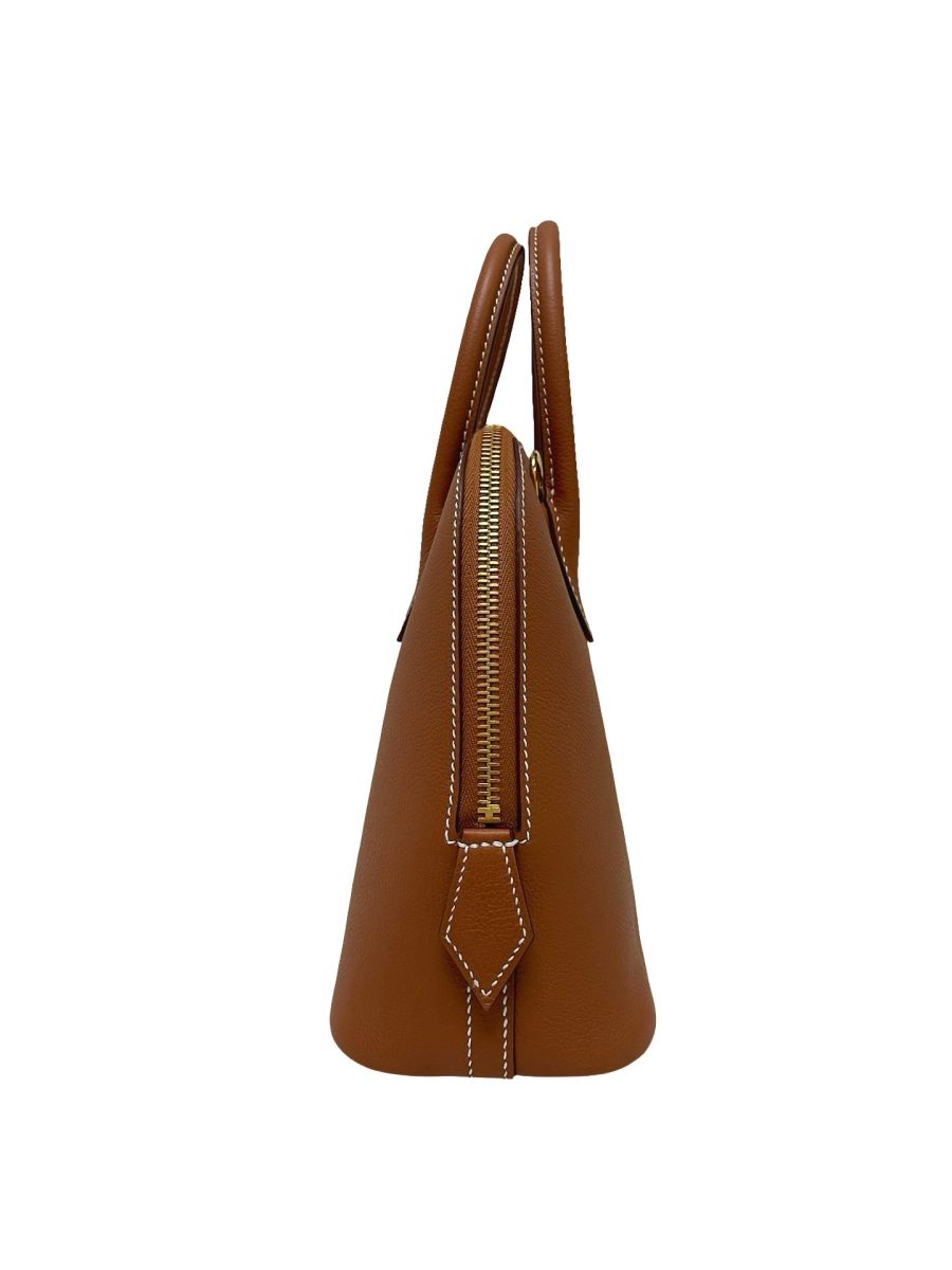 Hermes Bolide 25 Gold & Anemone Evercolor - Image 4