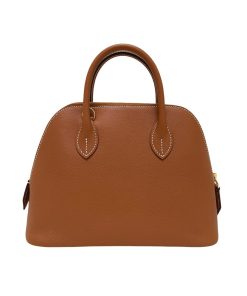 Hermes Bolide 25 Gold & Anemone Evercolor