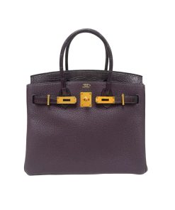 Hermes Birkin 30 Touch Raisin Alligator & Togo