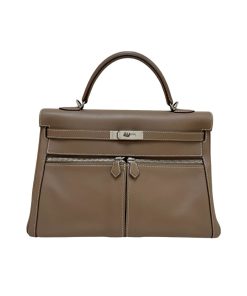 Hermes Kelly 35 Lakis Etoupe Swift