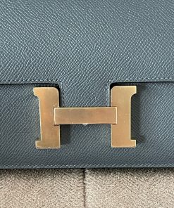 Alternative view of Hermes Constance Elan Gris Misty Epsom